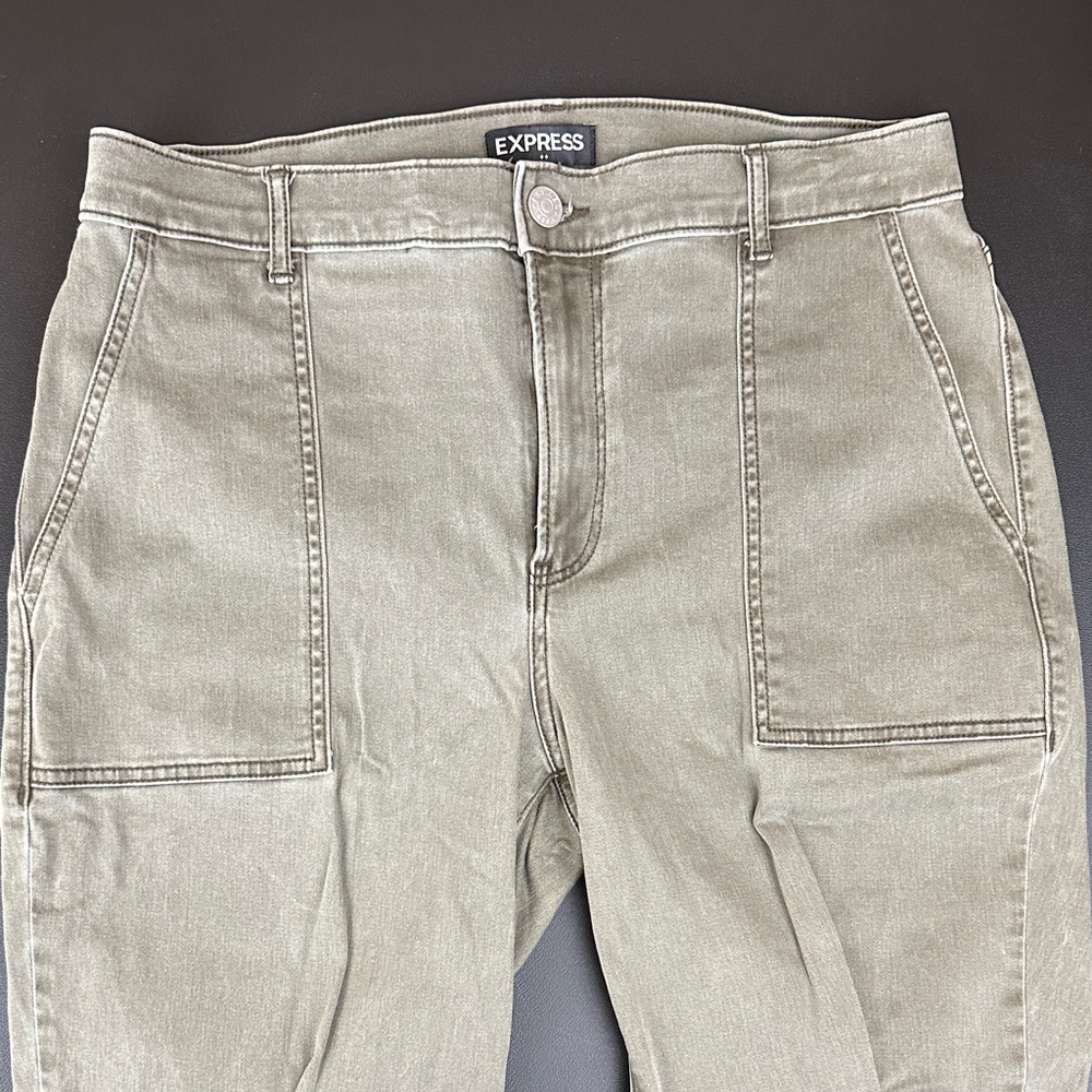 Express Women’s Sage Green Trousers